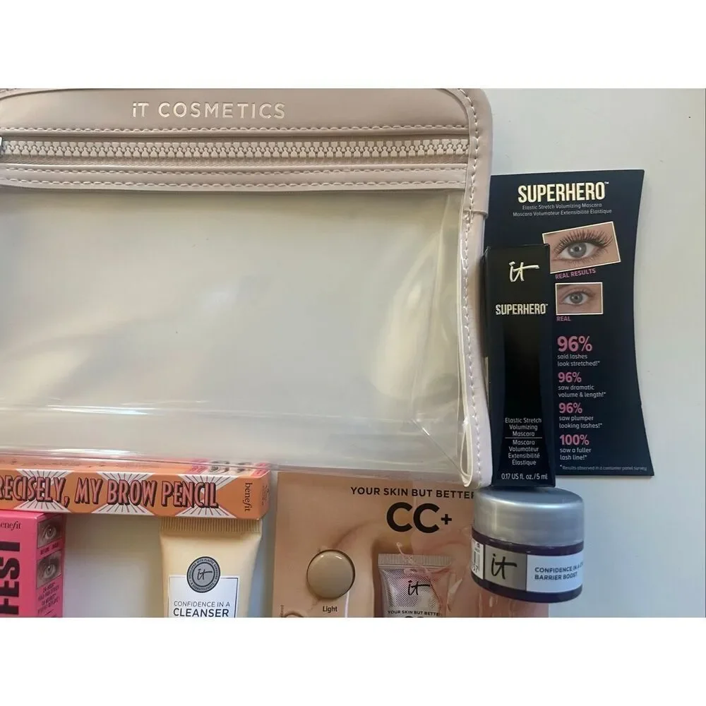 It Cosmetics & Benefit Travel Size 8 Item Lot ST872